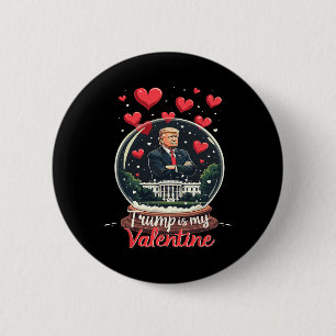 Lustig Trump Ist Mein Valentinstag Männer Frauen T Button