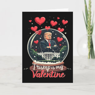 Lustig Trump Ist Mein Valentinstag Männer Frauen T Karte