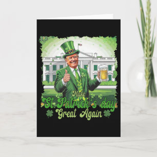 Lustig Trump macht St. Patrick's Day wieder großar Karte