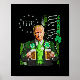 Lustig Trump macht St. Patrick's Day wieder großar Poster