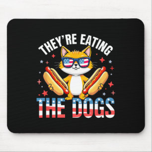 Lustig Trump Sie essen die Hunde die Katzen die Mousepad