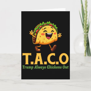 Lustig Trump Taco Trump kneift immer 11 Karte