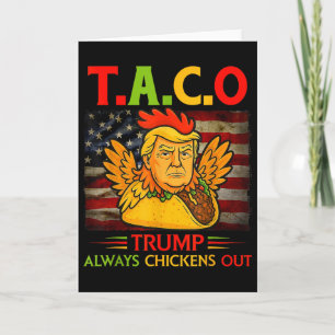 Lustig Trump Taco Trump kneift immer 13 Karte