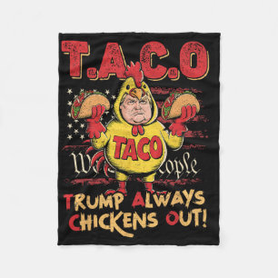Lustig Trump Taco Trump kneift immer _15  Fleecedecke