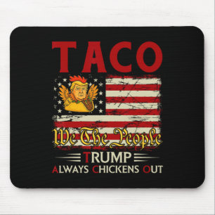 Lustig Trump Taco Trump kneift immer 18  Mousepad