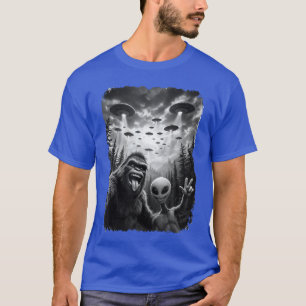 Lustig und außerirdischer Sasquatch Bruh Sie lusti T-Shirt