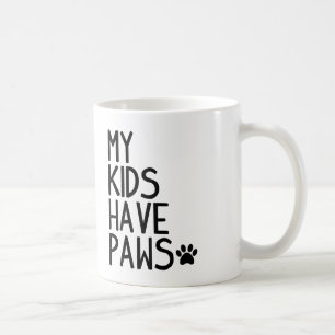 Lustig und niedlich haben meine Kinder Tatzen Tasse