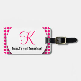 Lustig und stilvoll nehmen Sie mir Zuhause Gepäckanhänger