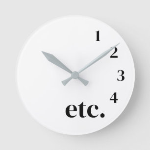 Lustig usw. runde wanduhr