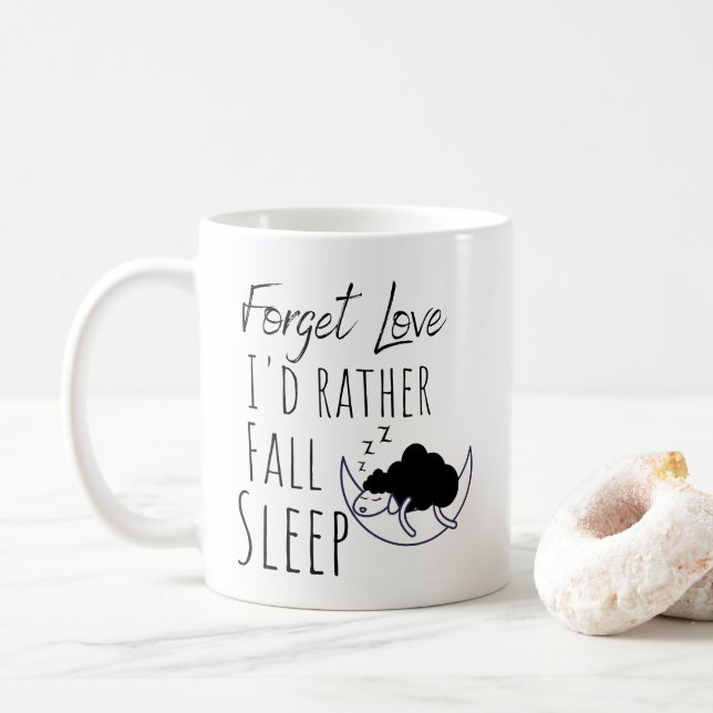 Lustig Vergessen Liebe Kaffeetasse (Mit Donut)