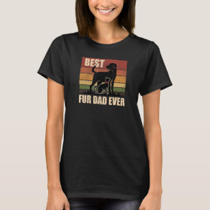 Lustig Vintage Retro Bester Fell-Vater Aller Zeite T-Shirt