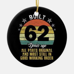 Lustig vor 62 Jahren gebaut Alle Teile Original 62 Keramik Ornament