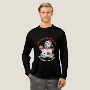 Lustig: Wahrscheinlich wird er den ganzen Weihnach Tri-Blend Shirt