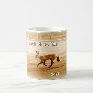 lustig was sagt der Fuchs Tasse