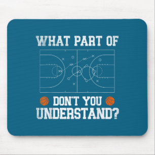 Lustig, welchen Teil vom Basketball man nicht vers Mousepad