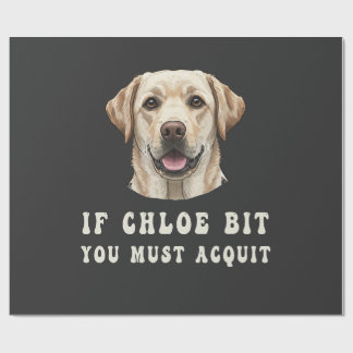 Lustig Wenn Chloe Dich Gebissen Hat, Musst Du Labr Geschenkpapier