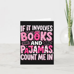 Lustig, wenn es Bücher und Pyjamas beinhaltet, Buc Karte