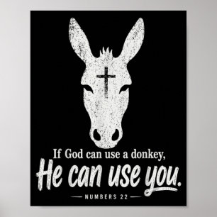 Lustig wenn Gott ihn benutzen kann, kann er dich a Poster