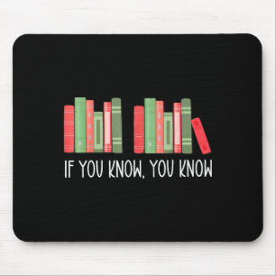 Lustig wenn man weiß, man kennt 6 7 Bücher lesen F Mousepad