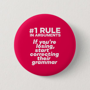 Lustig wenn verlierender Argument-Anfang, der Button