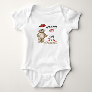 Lustig, wer Sankt-Oma benötigt Baby Strampler