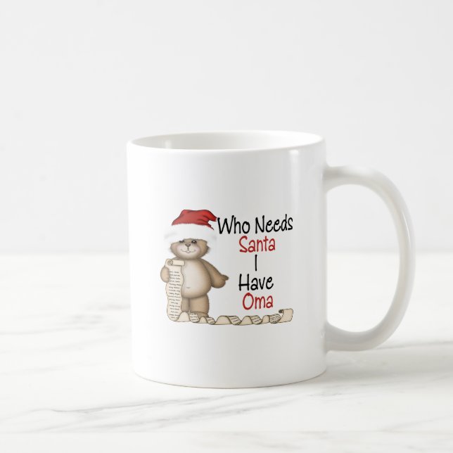 Lustig, wer Sankt Oma benötigt Kaffeetasse (Rechts)
