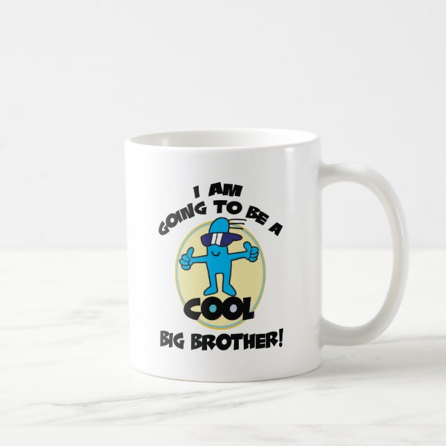 Lustig werde ich ein großer Bruder sein Kaffeetasse (Rechts)