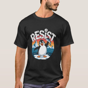 Lustig Widerstehen Die Pinguine Vintage Männer Fra T-Shirt
