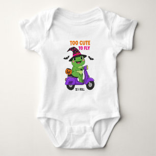 Lustig Zu süß zum Fliegen - Halloween Baby Strampler