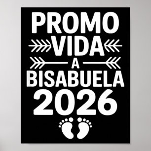 Lustig zur bisabuela 2026 befördert sagt Lustiger Poster