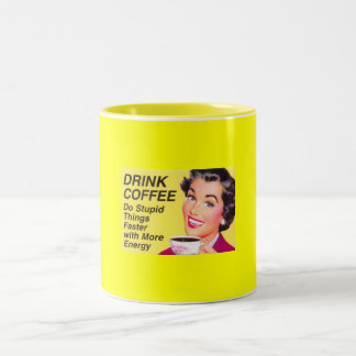Lustig Zweifarbige Tasse