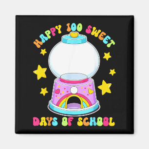 Lustige 100 Tage Schul-Gummiballmaschine leer DIY Magnet