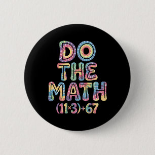 Lustige 100-Tage-Schul-Math-Gleichung Rechne die M Button
