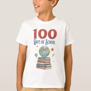 Lustige 100 Tage Schule T-Shirt
