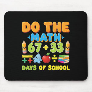 Lustige 100-Tage-Schulmathematik-Gleichung Schüler Mousepad