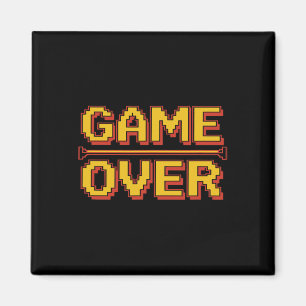 Lustige 1980er Nostalgie Arcade-Spieler Retro-Vide Magnet