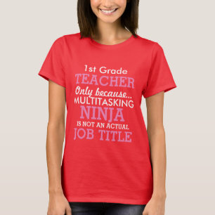 Lustige 1. Grundschule-Lehrer-Anerkennung T-Shirt