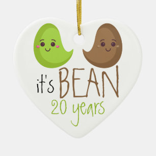 Lustige 20 Jahre verheiratet Keramik Ornament