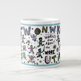 Lustige 20oz-Tasse: Know Won Worns Ewe Jumbo-Tasse