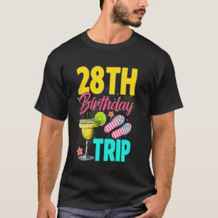 Lustige 28. Geburtstagsreise Margarita Liebhaber S T-Shirt