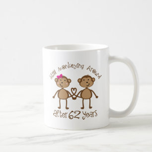 Lustige 62. Hochzeitstag-Geschenke Tasse