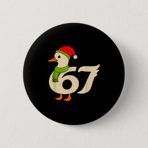 Lustige 67 Gans Weihnachten 6 7 Meme Ente Weihnach Button