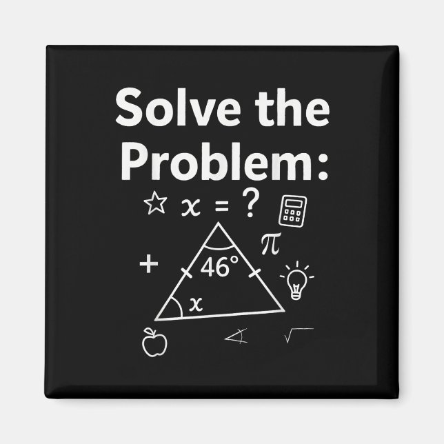 Lustige 67 Mathe-Meme-Lösung Für Das Problem Lehre Magnet (Vorne)