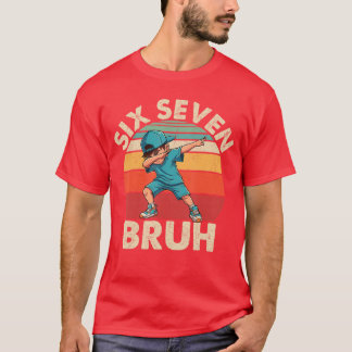 Lustige 67 Meme Jungen Kinder 6 7 Zahlen Dabbing S T-Shirt