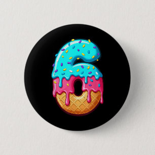Lustige 67 Nummer 6 Eis-Drip-Meme passende Gruppe Button