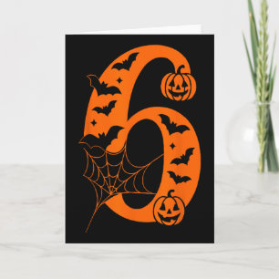 Lustige 67 Six Seven Meme Paar passende Halloween Karte