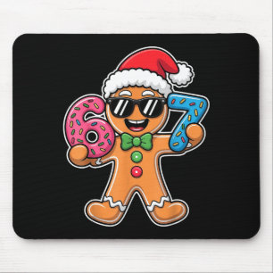 Lustige 67 Weihnachten Six Seven Meme Xmas Lebkuch Mousepad