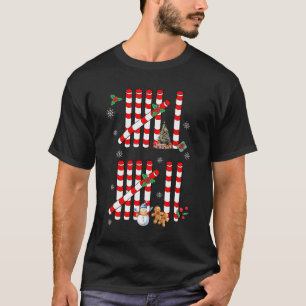 Lustige 67 Zuckerstange Strichliste Weihnachten Se T-Shirt
