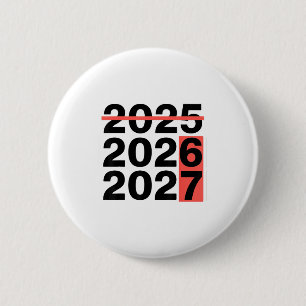 Lustige 6 7 Party Silvester Happy New Year 2026 20 Button