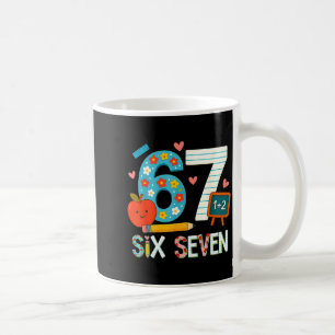 Lustige 6 7 Sechs Sieben Meme 67 Lehrer Für Männer Kaffeetasse